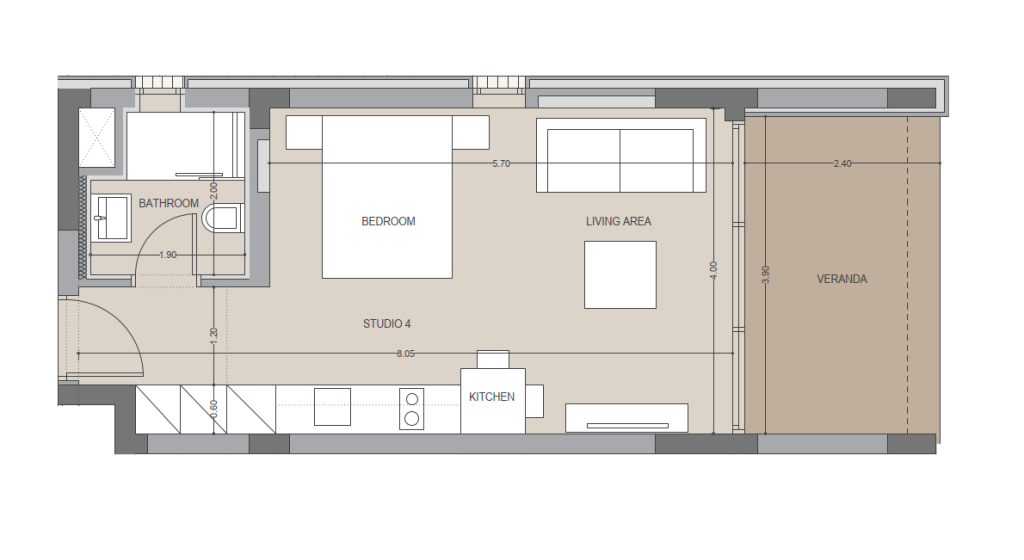 1-Bedrooma Apartment (Ref: 1927) - photo 5