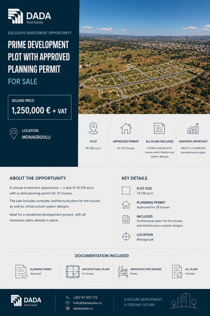 Plot with Approved Planning Permit for sale (Ref: 4712) - photo 1